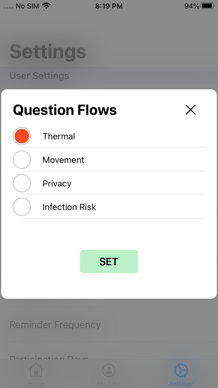 Question flow type