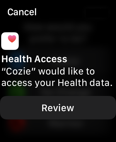Cozie - allow health